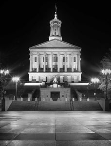 Tennessee State Capitol Vertical B&W