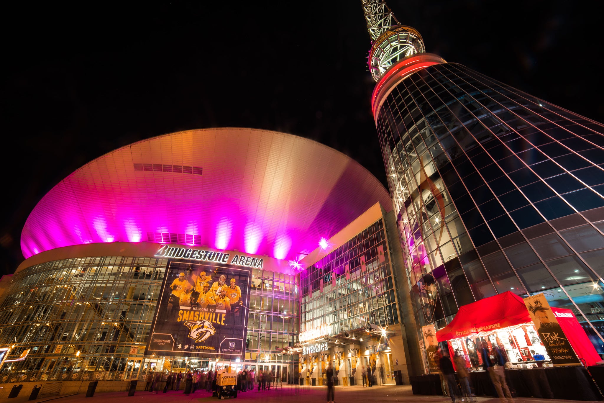 Nashville Predators Bridgestone Arena Hockey 8x10 to 48x36 Photo 01