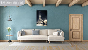 Eiffel Tower Blue