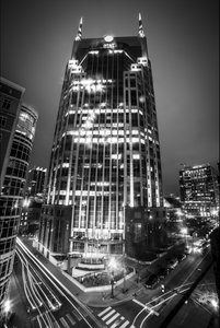 Batman Building Vertical B&W