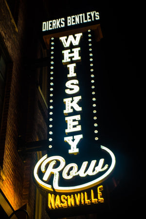 Honky Tonk Sign Whiskey Row