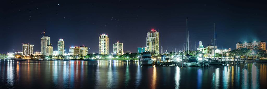 Downtow St Petersburg Skyline