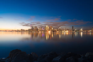 Toronto Skyline Blue