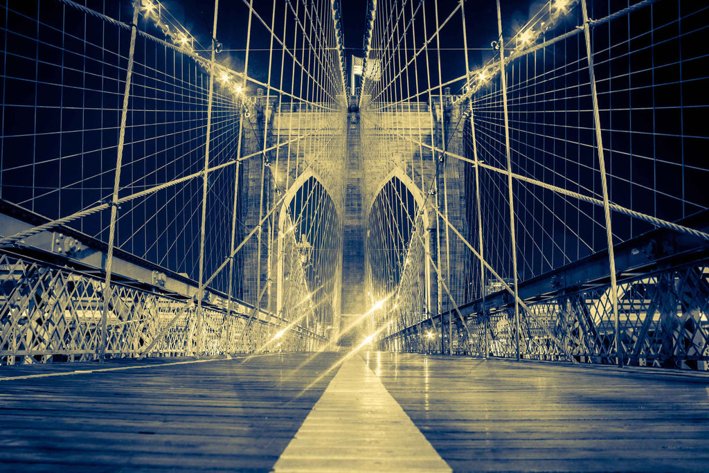 Wires on the Brooklyn Bridge