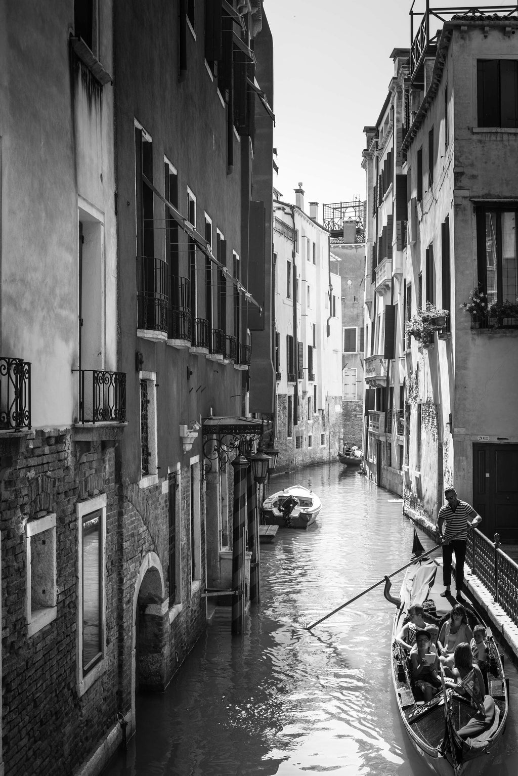 Venice Canal B&W